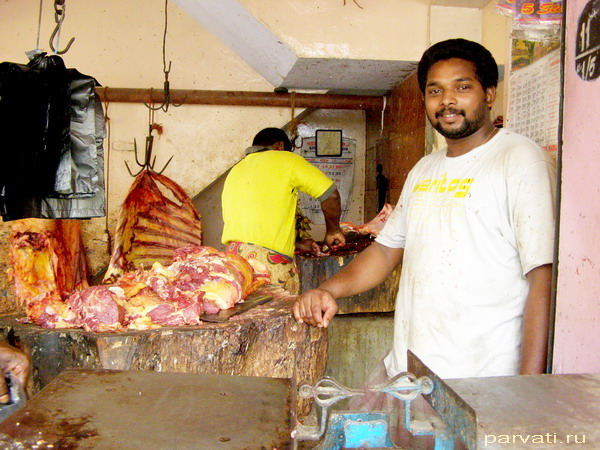 Продавец мяса